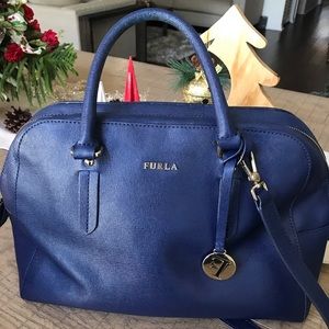 💙Blue Furla Tote Bag - Like New! 💙